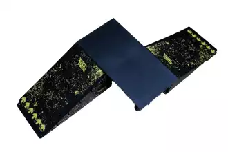 Set of modular mini skateboard ramps - 6 configurations