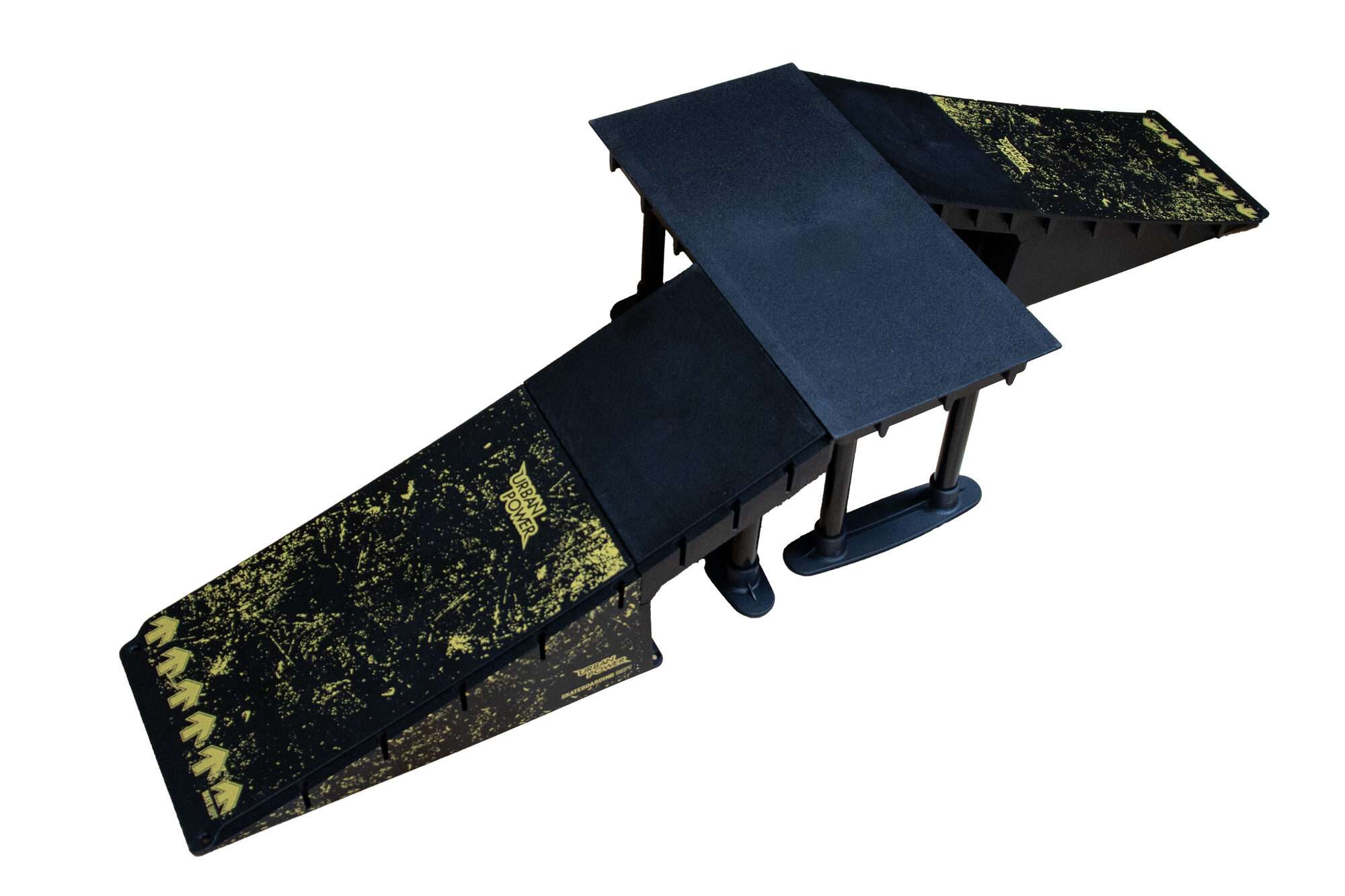 Image du produit : Set of modular mini skateboard ramps - 6 configurations