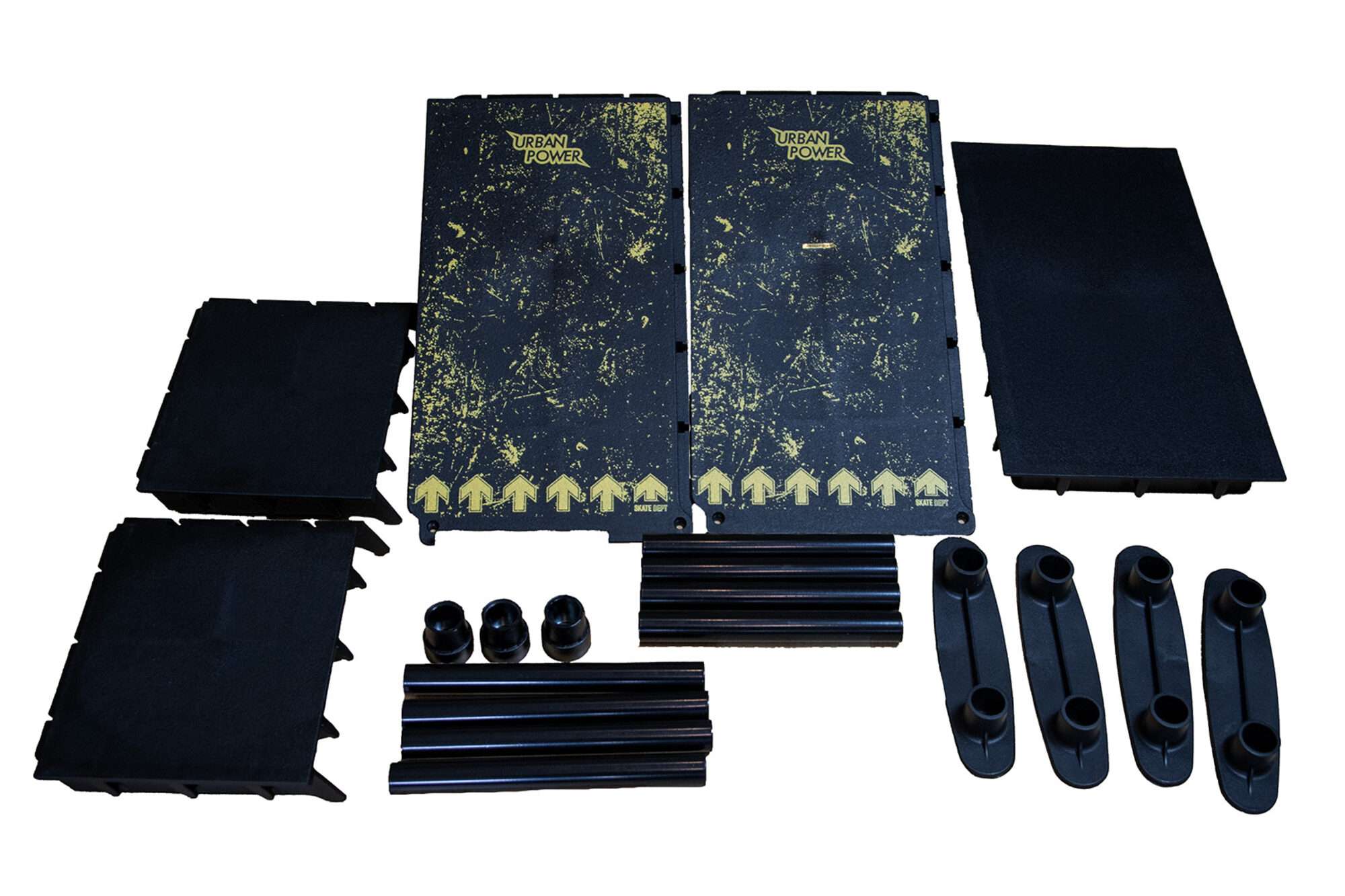 Image du produit : Set of modular mini skateboard ramps - 6 configurations