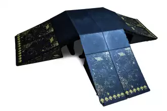 Set of modular skateboard ramps - 13 configurations