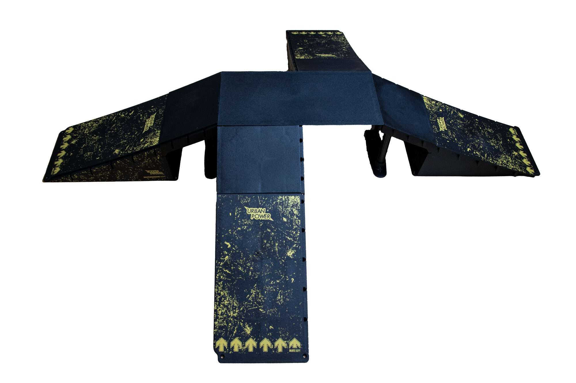 Image du produit : Set of modular skateboard ramps - 13 configurations