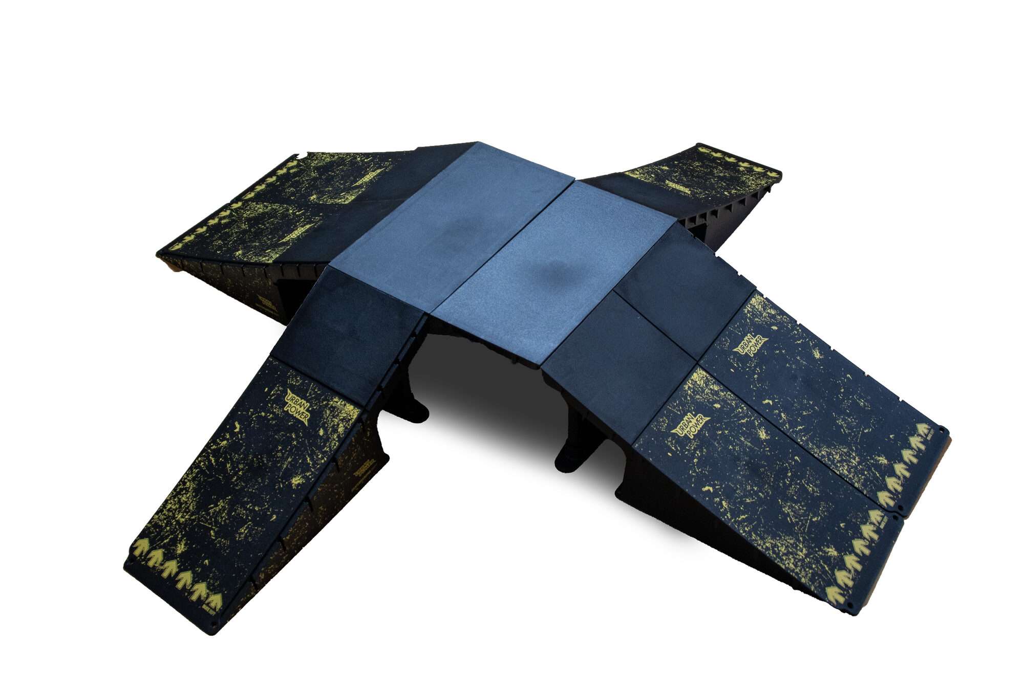 Image du produit : Set of modular skateboard ramps - 13 configurations