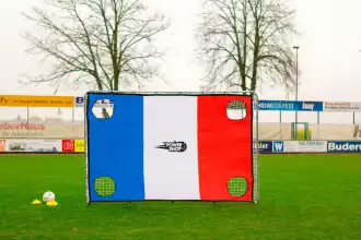 Shooting wall for soccer goal - Flag - Country & Size of your choice