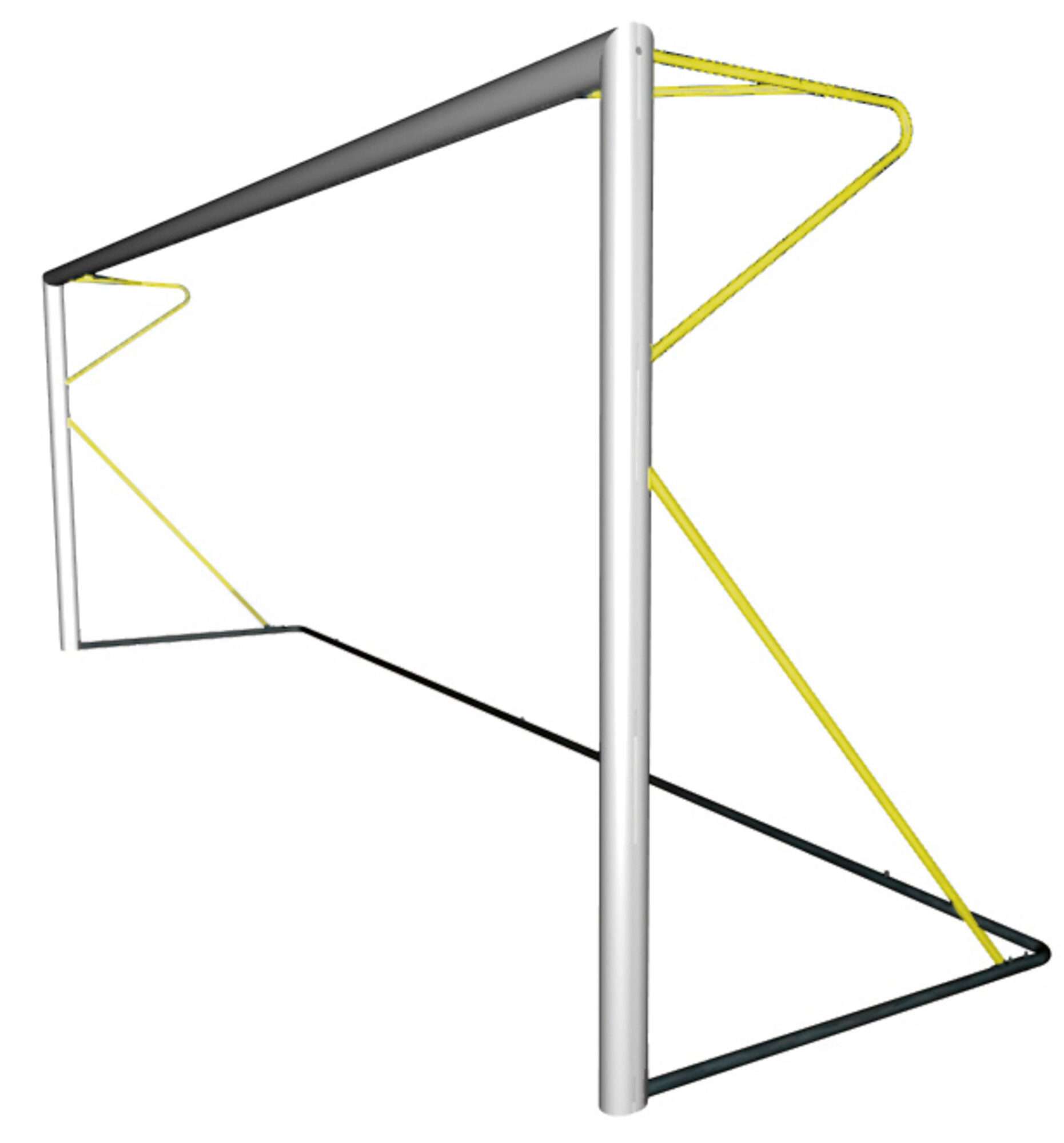 Image du produit : 8-a-side soccer goal: 6 x 2.10 m aluminium - Transportable - Choice of colors