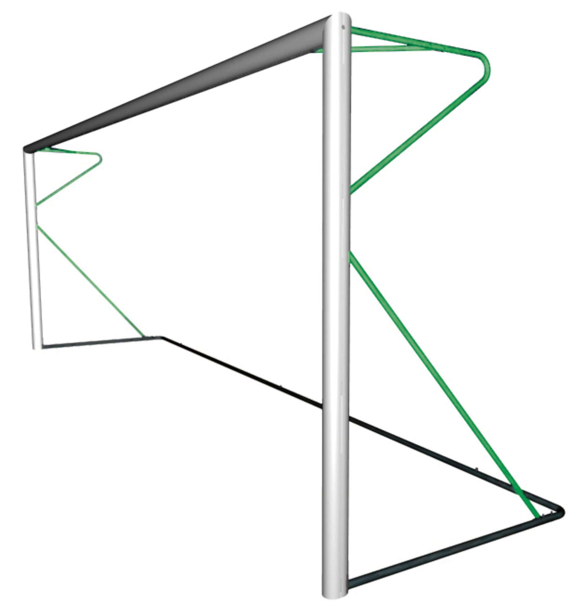 Image du produit : 8-a-side soccer goal: 6 x 2.10 m aluminium - Transportable - Choice of colors