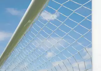 UNICOLOR soccer net - 7.32 x 2.44 x 2 x 2m - 4mm