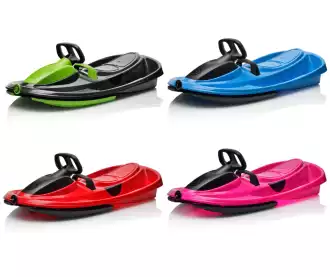 Sled with steering wheel, child AND adult - Snow Surfer GPD-350 - Choice of colors !