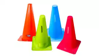 Set of 4 cones - 30 cm - Choice of colors