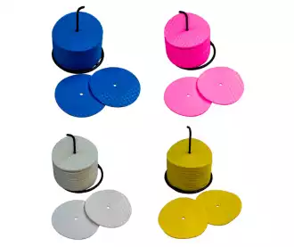 Set of 24 small marking discs
