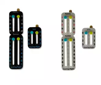 Portable tennis scoreboard - choice of colors