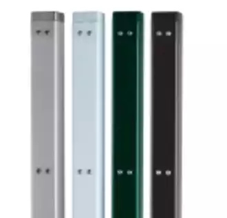 CARRINGTON® Socketed Square Tennis Posts- Aluminium