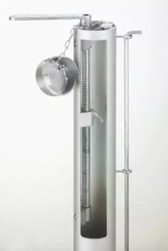 Image du produit : CARRINGTON® Round Tennis Posts - Aluminium with Ground Sockets