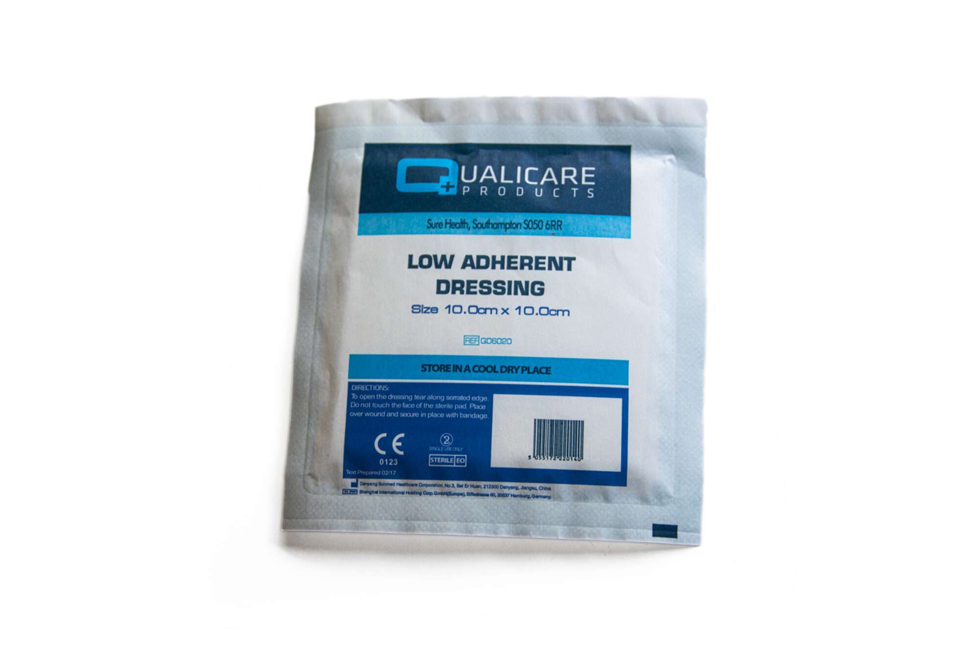 Image du produit : 100 low-adhesion sterile dressings - 10 x 10 cm