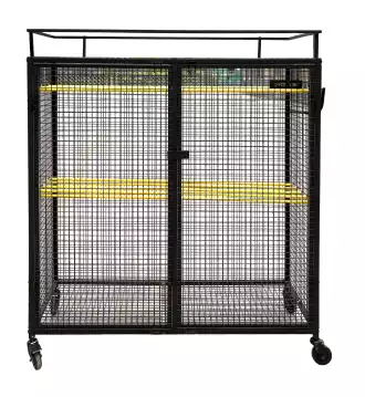 Storage cage 2 wide, 1450 x 550 x 1550 mm