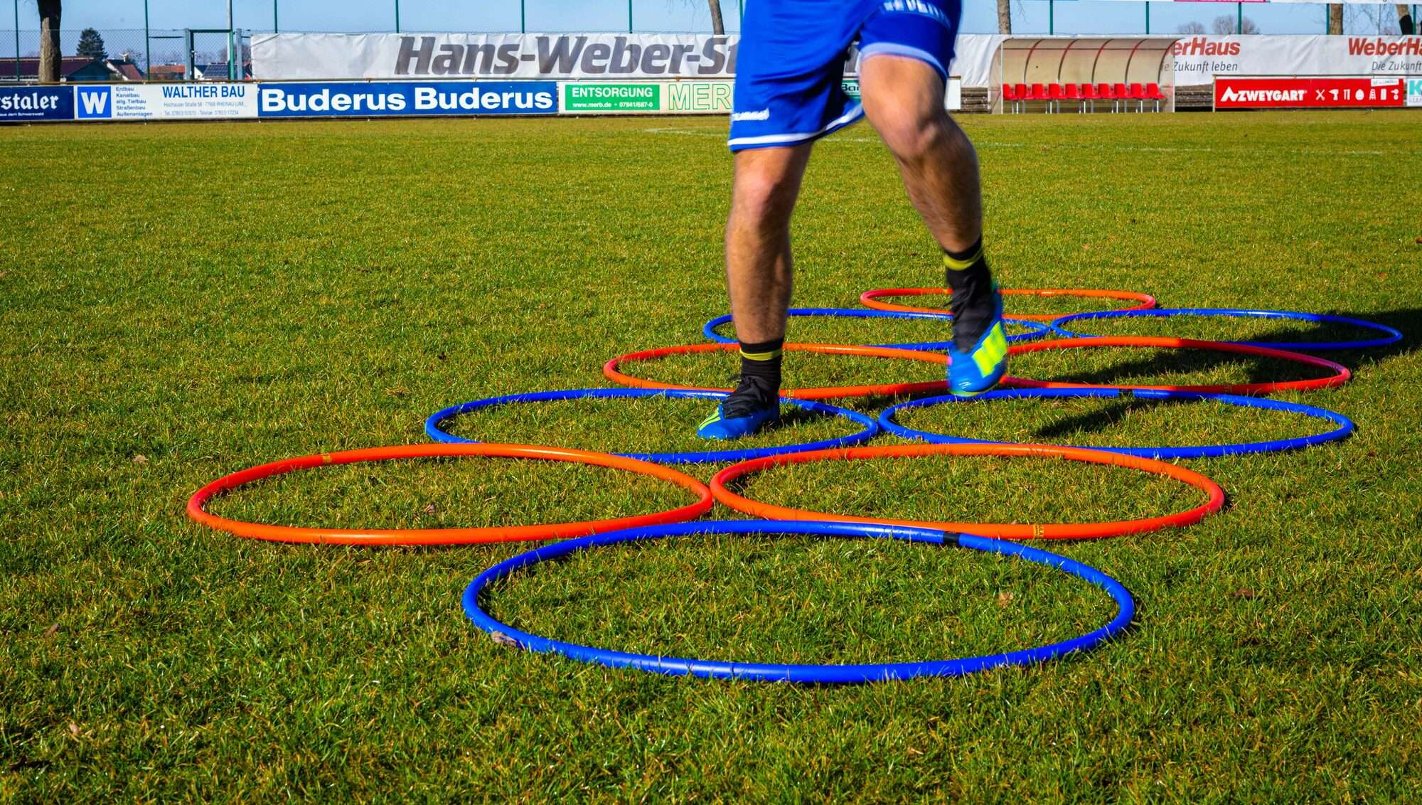 Image du produit : set of 12 hula hoops 76cm