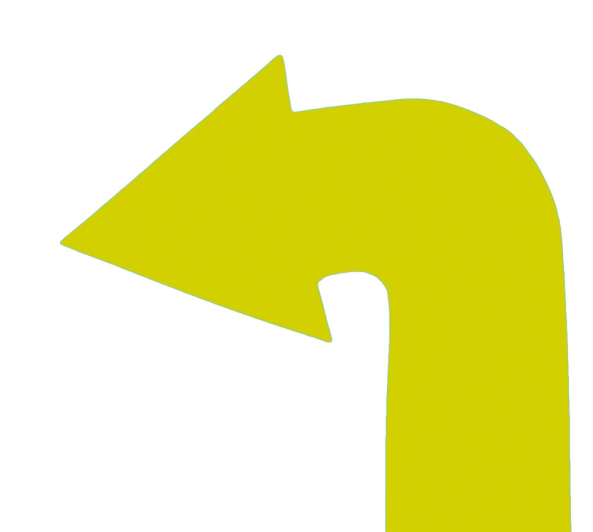 Image du produit : Set of 4 curved arrow floor markers