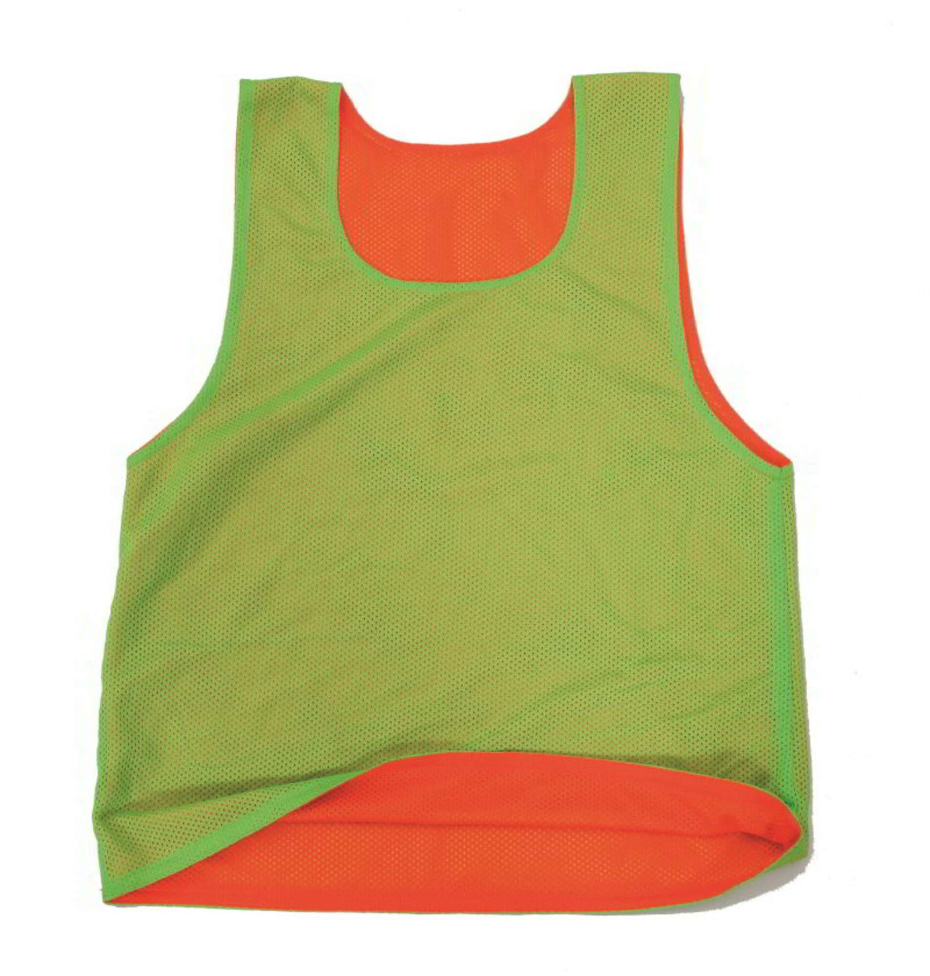 Image du produit : Reversible training vest - Yellow/Orange - Set of 5 - M/L