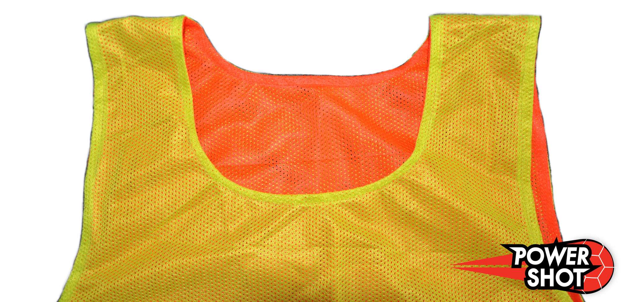 Image du produit : Reversible training vest - Yellow/Orange - Set of 5 - M/L