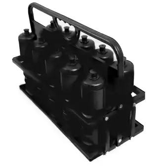 Water bottle carrier (includes 10 bottles)