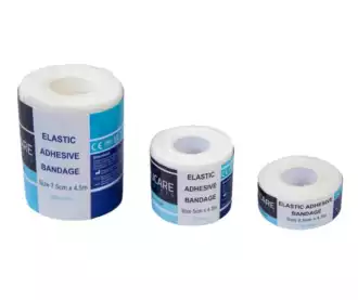 Elastic and Adhesive Bandage - Choice of sizes