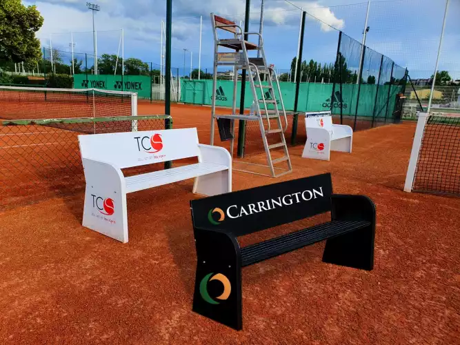 Image du produit : Advertising Tennis Court Bench - Steel