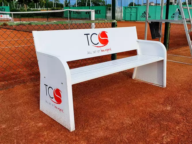 Image du produit : Advertising Tennis Court Bench - Steel