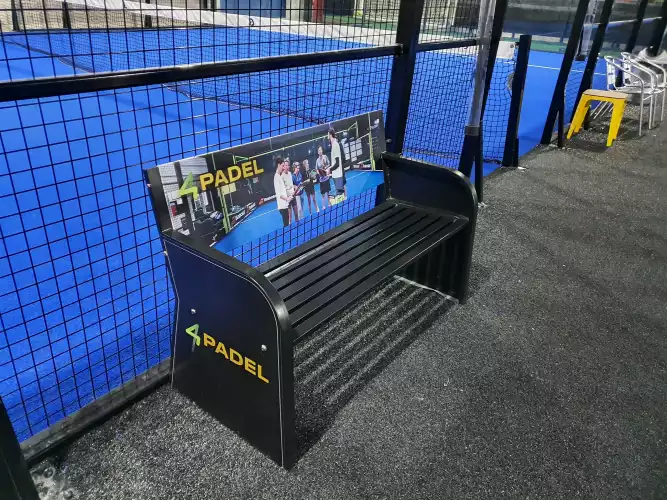 Image du produit : Advertising Tennis Court Bench - Steel