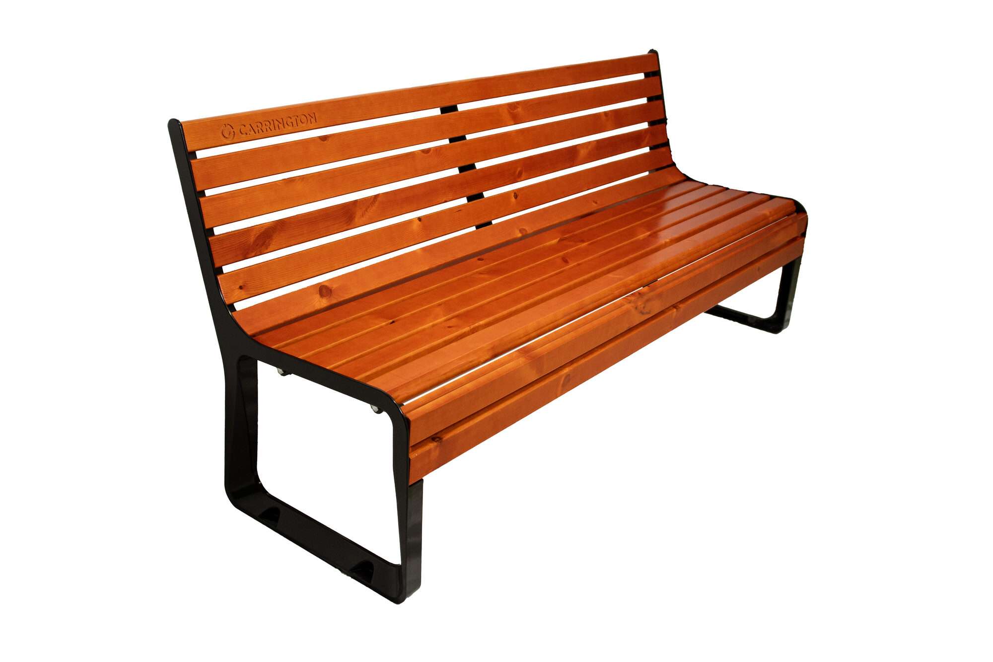 Image du produit : Premium wooden tennis bench with backrest - 180 cm