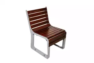 Premium tennis chair with backrest