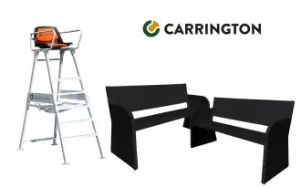 Tennis Court Bench and Chair Kit - Carrington