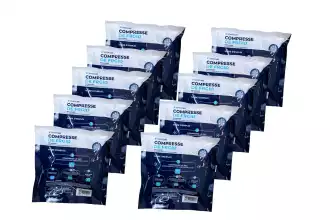 Pack of 10 instant cold packs 15 x 15 cm
