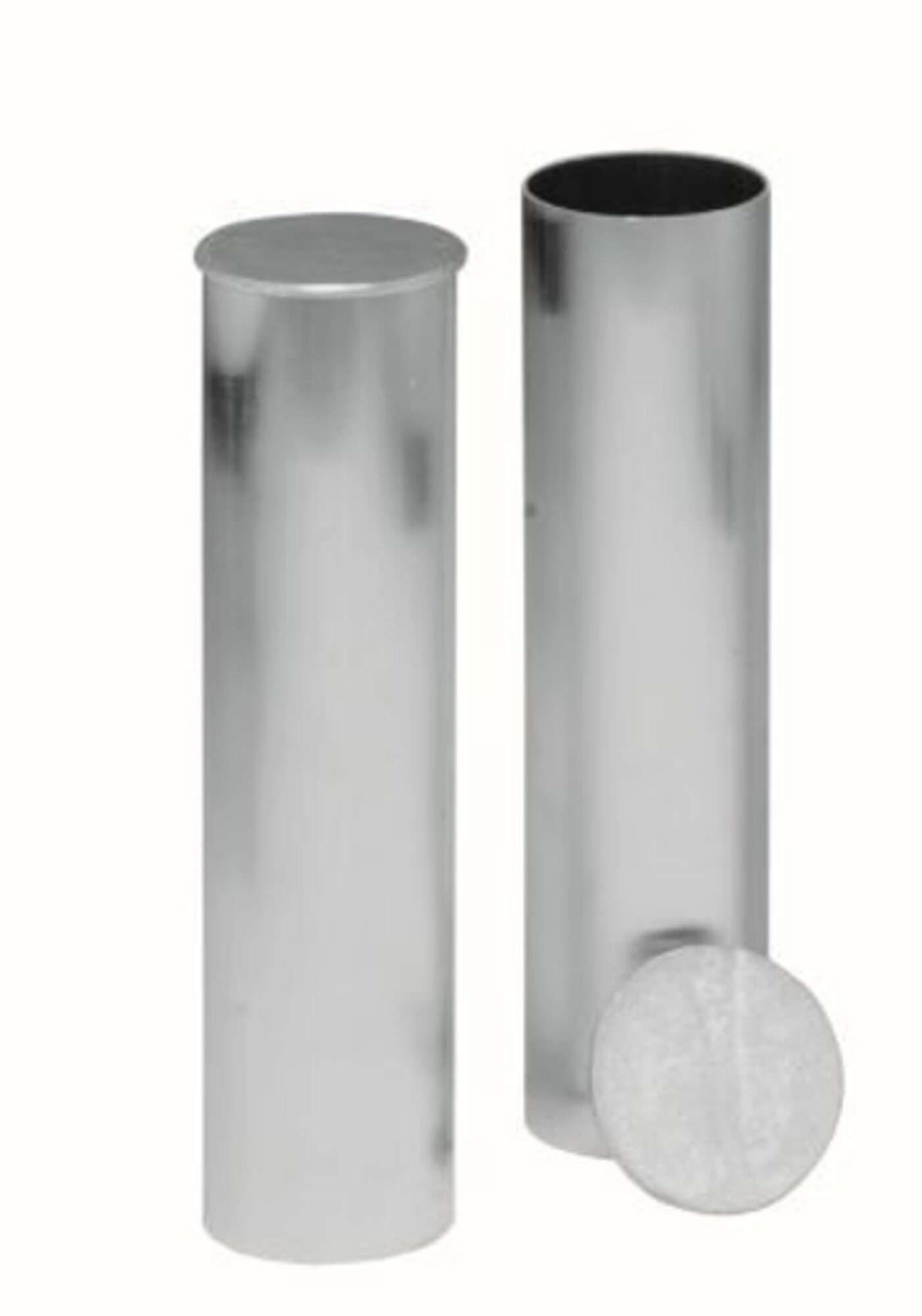 Image du produit : Pair of green aluminium round tennis posts