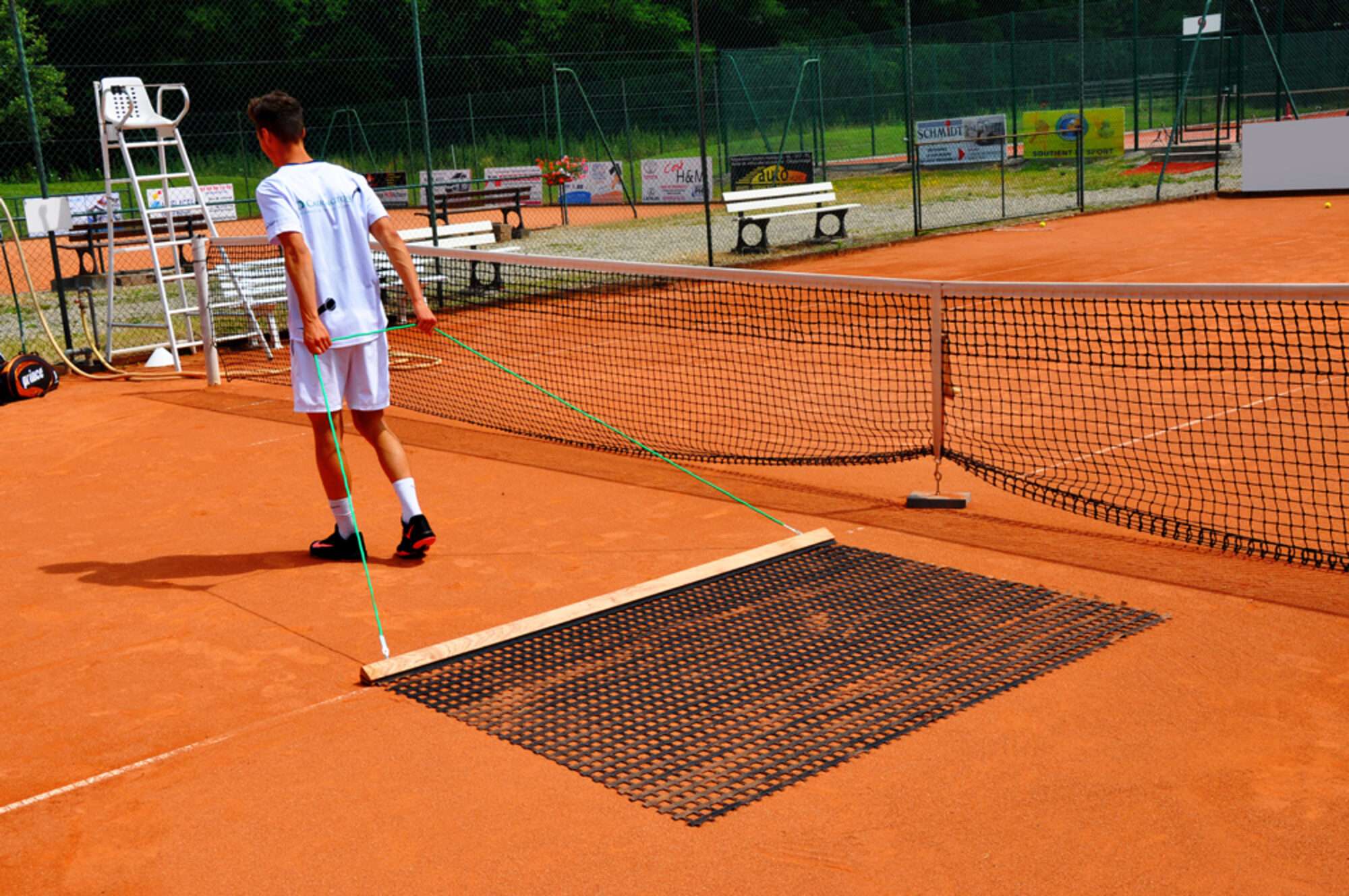 Image du produit : Tennis court drag net- wooden