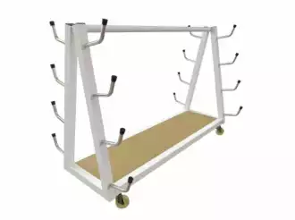 Volleyball Post Transport Trolley