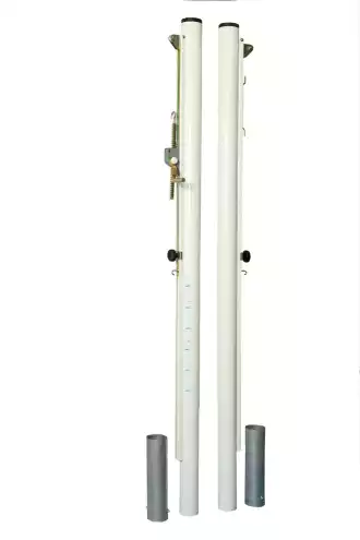 Socketed volleyball posts- competition